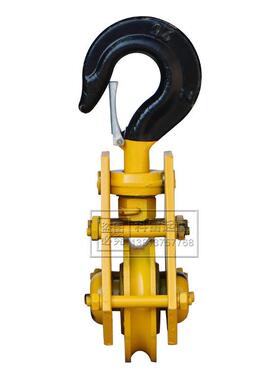 电动芦低净空吊钩钢丝绳葫芦吊钩64111/T/2T3净T/葫5T低空单轮钩