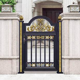 门复古式 铝艺艺小门中单开铝 铝艺772门花园小院户外仿古庭院欧式