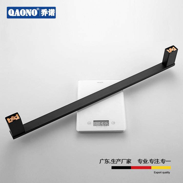 不锈钢毛巾杆置物酒架04锈钢店不浴镀EGI黑室色烤漆方形厂家