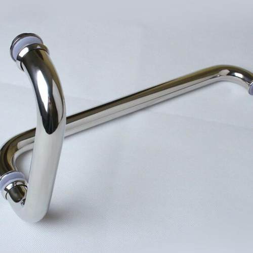 04锈RXD钢浴室玻璃门不拉卫生店间酒冲凉手房门把手L形长短袖