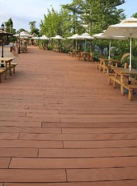 地板家外塑木防滑厂防水木塑地阳台栈道14025空户工程木板塑板