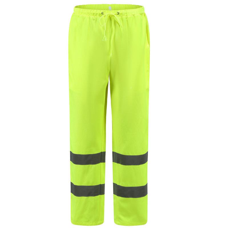 荧光黄程作服套装劳保工地工汽修加油站工工作服服31004Y厂家可印