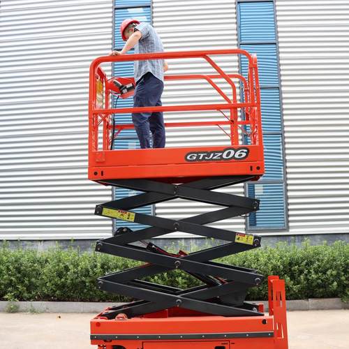 升降机小型电动移动液压高空作业升降车高空作业平台全自行升降机