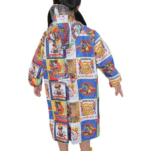 新款黑超奶嘴儿童雨衣男童女童宝宝幼儿园小学生儿童连体防水外套