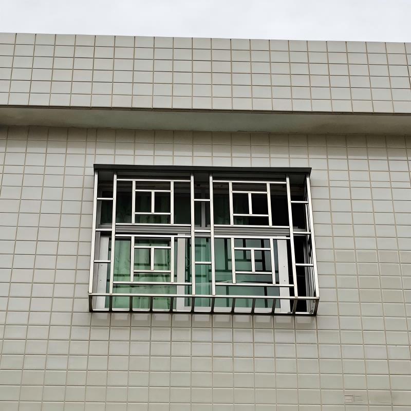 深圳不锈钢防盗网定制防盗窗飘窗防护栏阳台窗户防护网遮阳窗