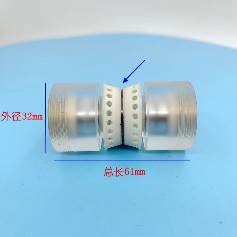 线切割配件新型伞型防水导轮总成外径42*长60mm易穿丝V型32铜套