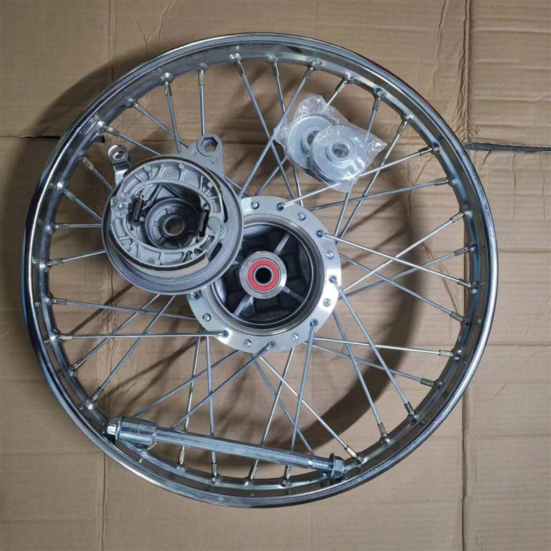 摩托车钢圈125CG摩托车14/16/17/18/19寸轮毂珠江幸福前后轮车圈