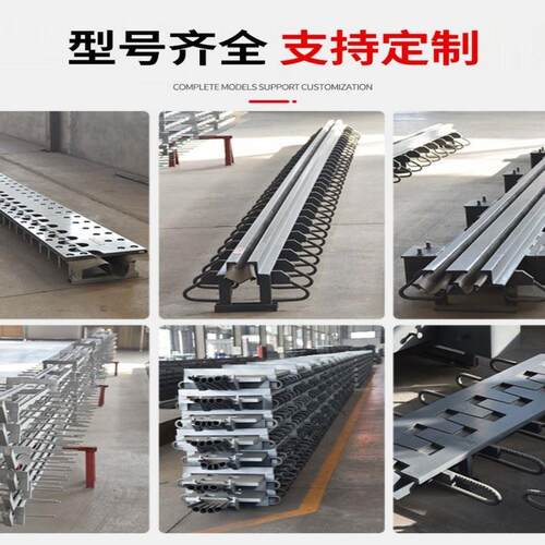 公路桥梁伸缩缝C40F60D80型胶条异型钢GQF伸缩缝装置橡胶支座定制