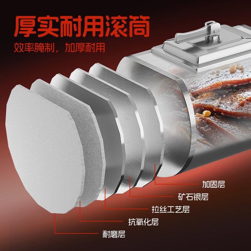 商用腌制机真空腌肉机大容量全自动智能搅拌机炸鸡肉类调速滚揉机图片