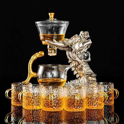 玻璃半全自动茶具套装组合懒人家用感应泡茶壶冲泡茶神器功夫茶杯