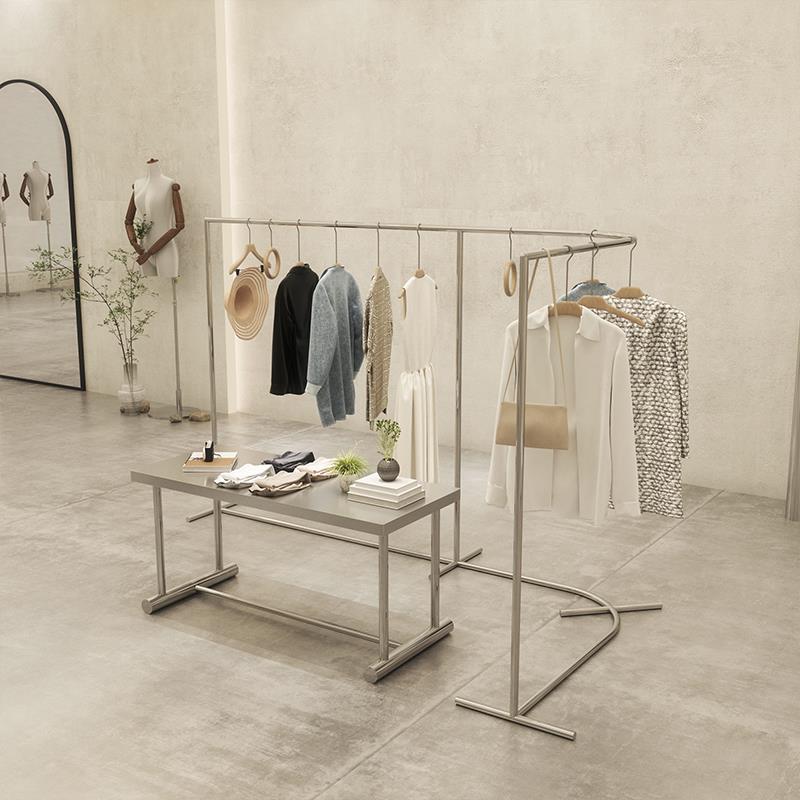 服装店架子中岛服装展示架女装店货架童装展示陈列架男装壁柜货架