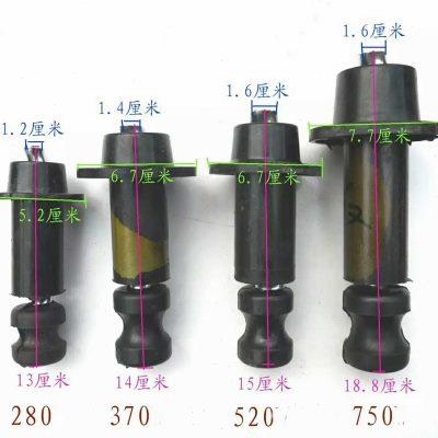 家用自吸泵螺杆泵潜水泵配件旋转螺杆280w370w750w出水橡胶螺杆