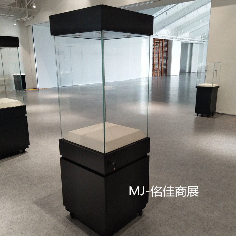 博物馆展示柜古董瓷器玉石文玩展示柜独立珠宝首饰玻璃柜