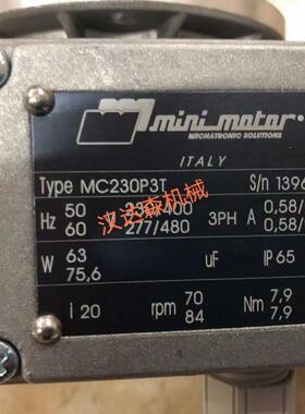 MiniMotor齿轮电机 BCE200024MP型号库存现货 货期短