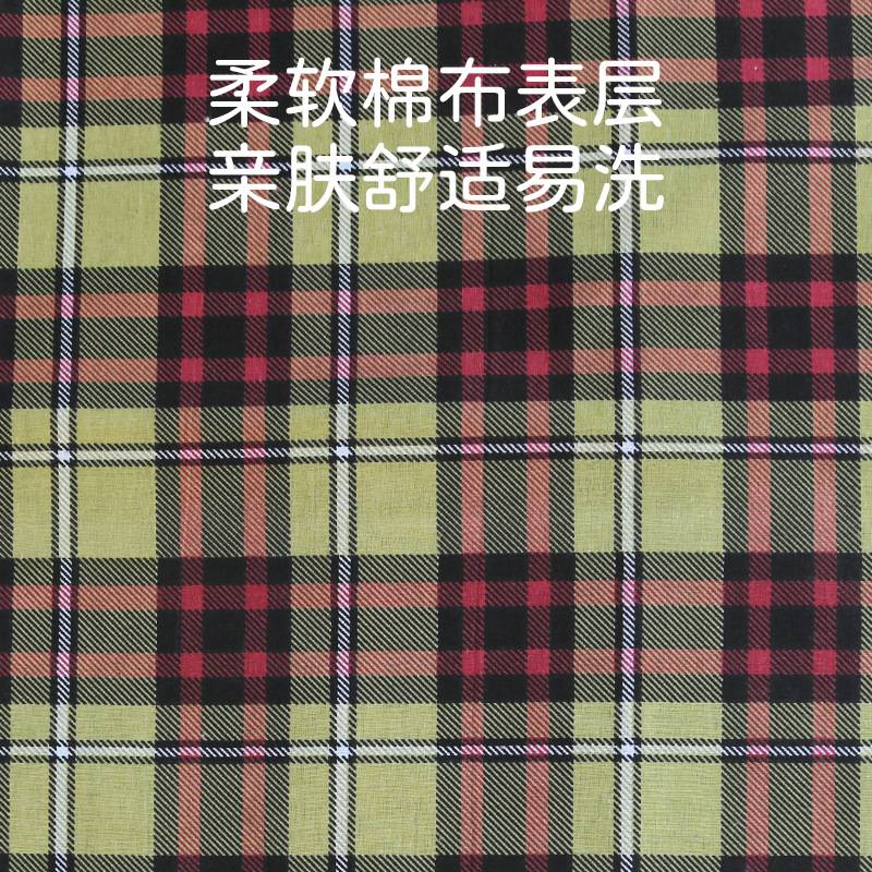 双层格子款老人围兜隔水隔油污成人围嘴吃饭围裙食饭兜大号兜兜
