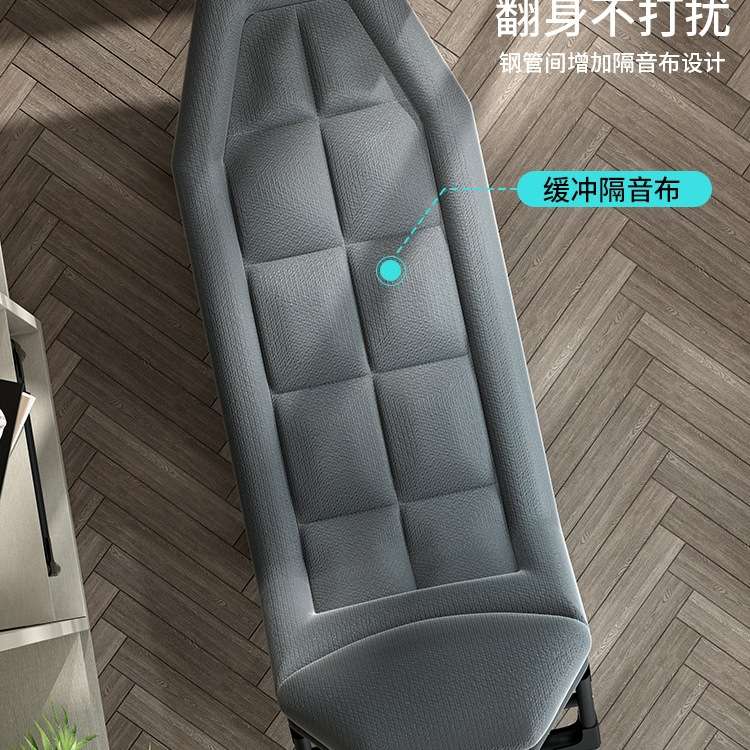 躺椅折叠午休单人办公室小床靠椅家用椅子靠背便携行军床午睡