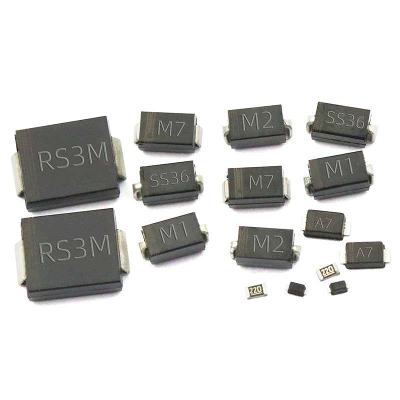 贴片肖特基二极管SS26 SR260 SMA 2A-60V DO-214AC