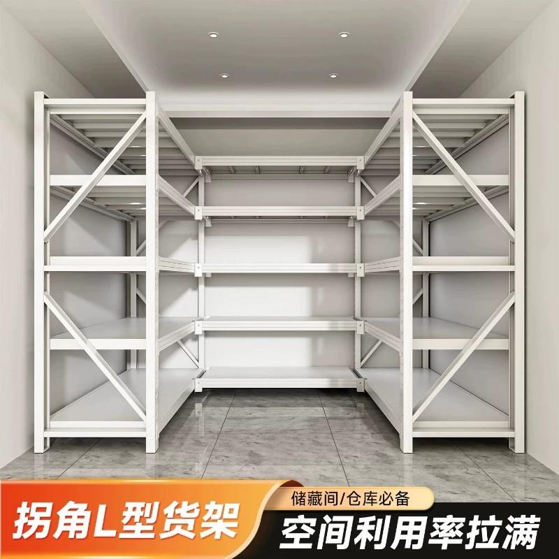 仓储重型货架超市快递展示架置物架家用储物车库仓库储物间收纳架