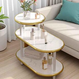 沙发边几家用出租房置物架方形茶几客厅小桌子简易茶几边柜小户型