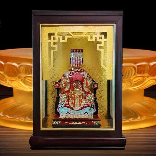 财神爷佛龛供台家用供奉桌供奉台佛台神龛架神台壁挂式财神柜佛柜