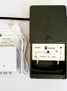 DTMB标准地面波无线数字接收电视天线信号比利时牌0737-06放大器