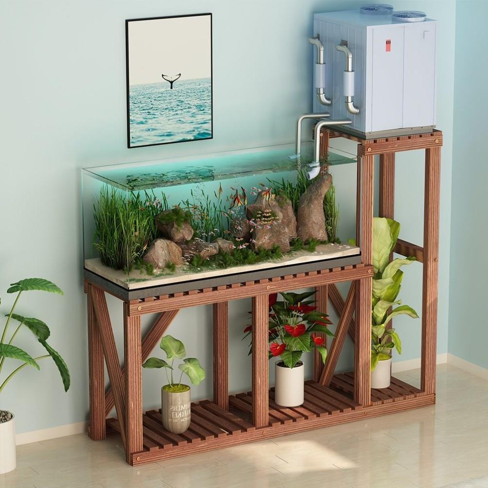 鱼缸放置柜鱼缸专用底架2025新款鱼缸架超强承重放鱼缸的架子落地