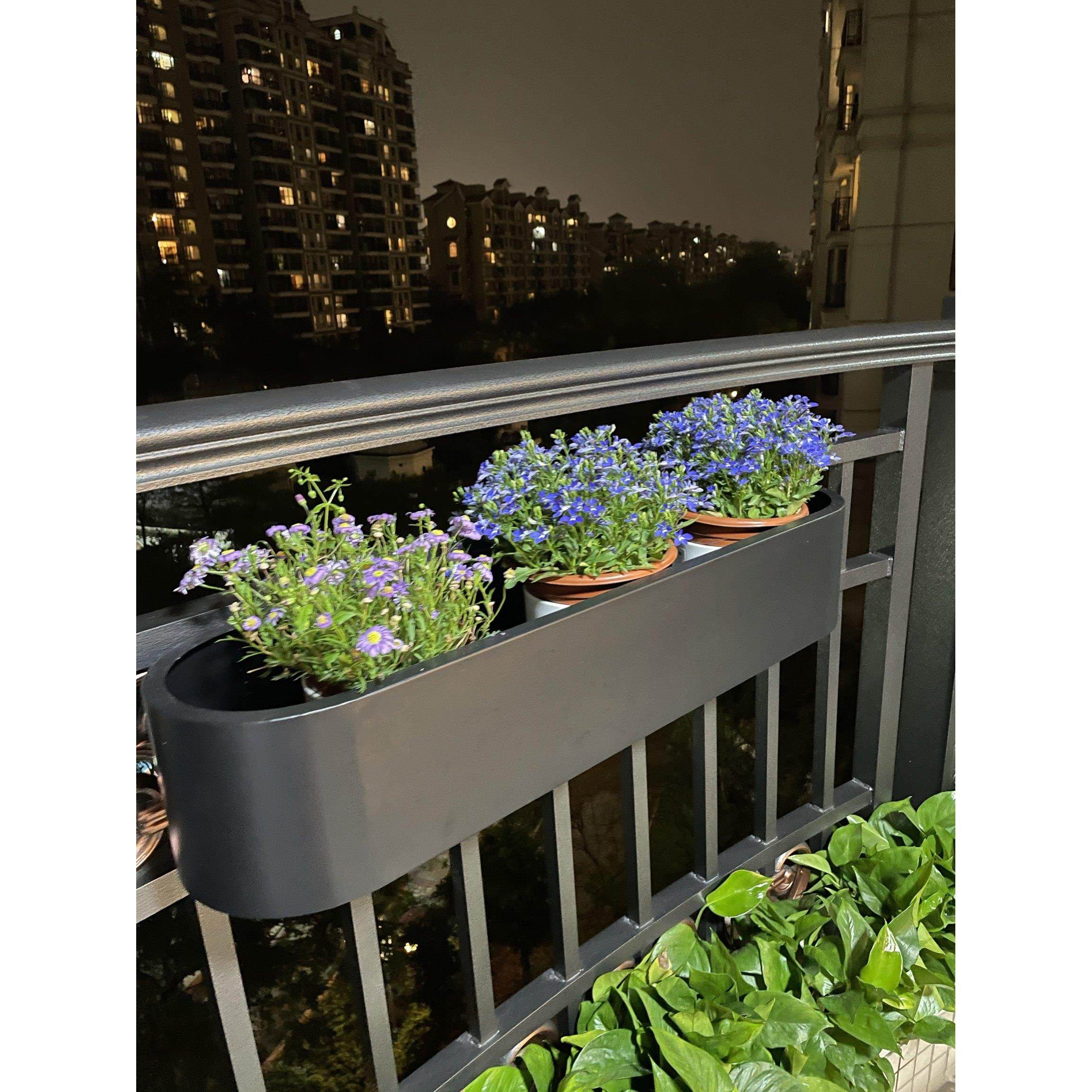 铁艺栏杆椭圆花箱花架护栏悬挂花盆架室内网红壁挂盆栽多肉花架子,住宅家具,花架/花几,淘宝优惠券,粉丝福利购,淘宝优惠卷