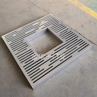 钢板树池篦子不锈钢护树盖板市政园林景观用树围子格栅板