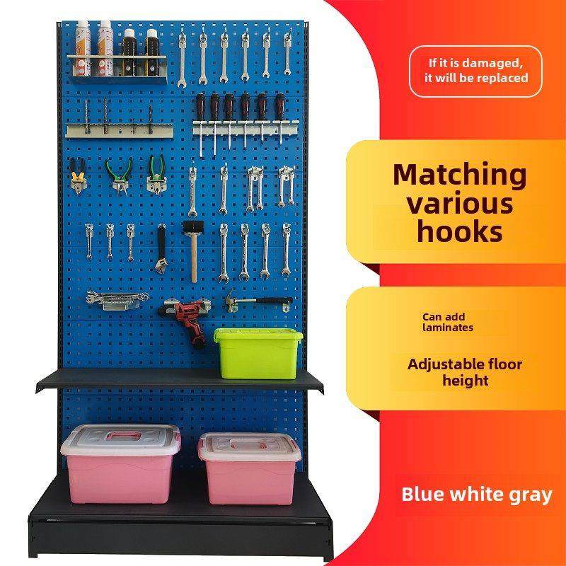 加厚方孔五金工具架车间孔板展示架材料组织者金属汽车修理与货架,商业/办公家具,五金货架/工具货架/洞洞板,淘宝优惠券,粉丝福利购,淘宝优惠卷