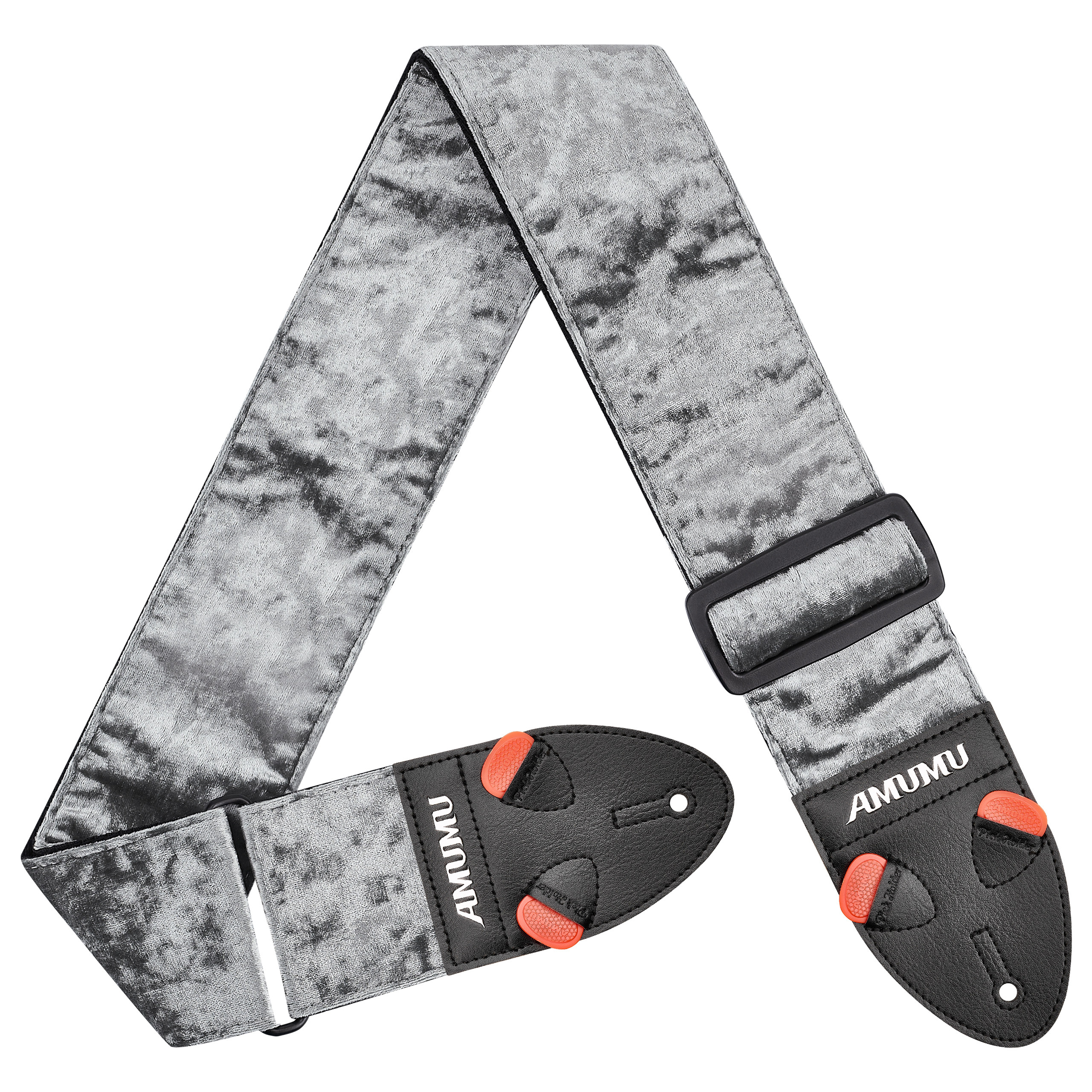 AMUMU加宽加厚吉他背带8CM宽民谣木吉他电吉他贝斯通用背带豹纹