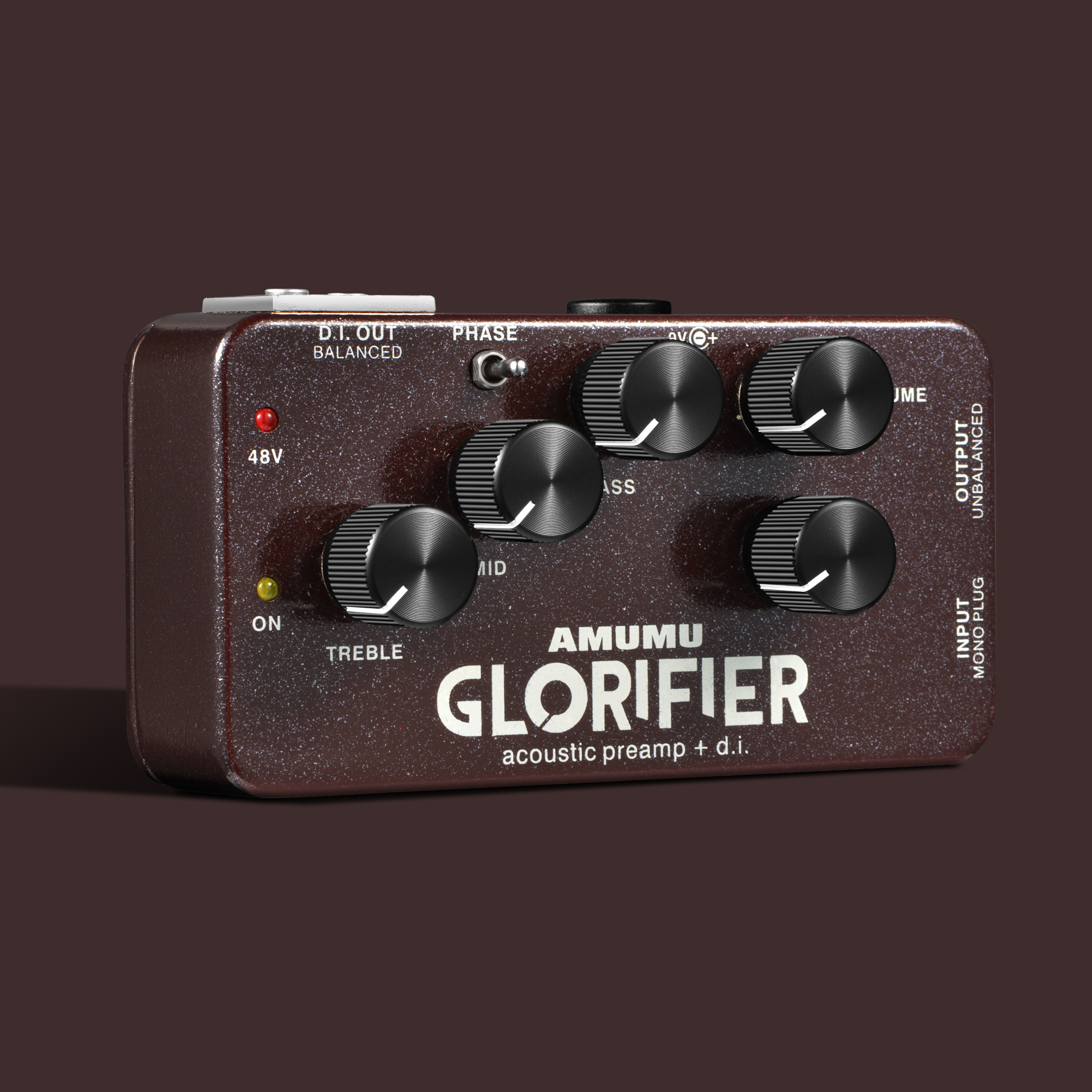 AMUMU原声木吉他前级放大器DI盒