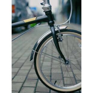 20英寸不锈钢覆古挡泥板折叠自行车泥瓦D7水盾自行车挡泥板自行车