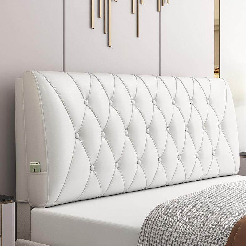 皮革床头靠垫软袋床头板双大靠垫枕套榻榻米不干胶现代可拆卸和可,居家布艺,床头靠垫,淘宝优惠券,粉丝福利购,淘宝优惠卷