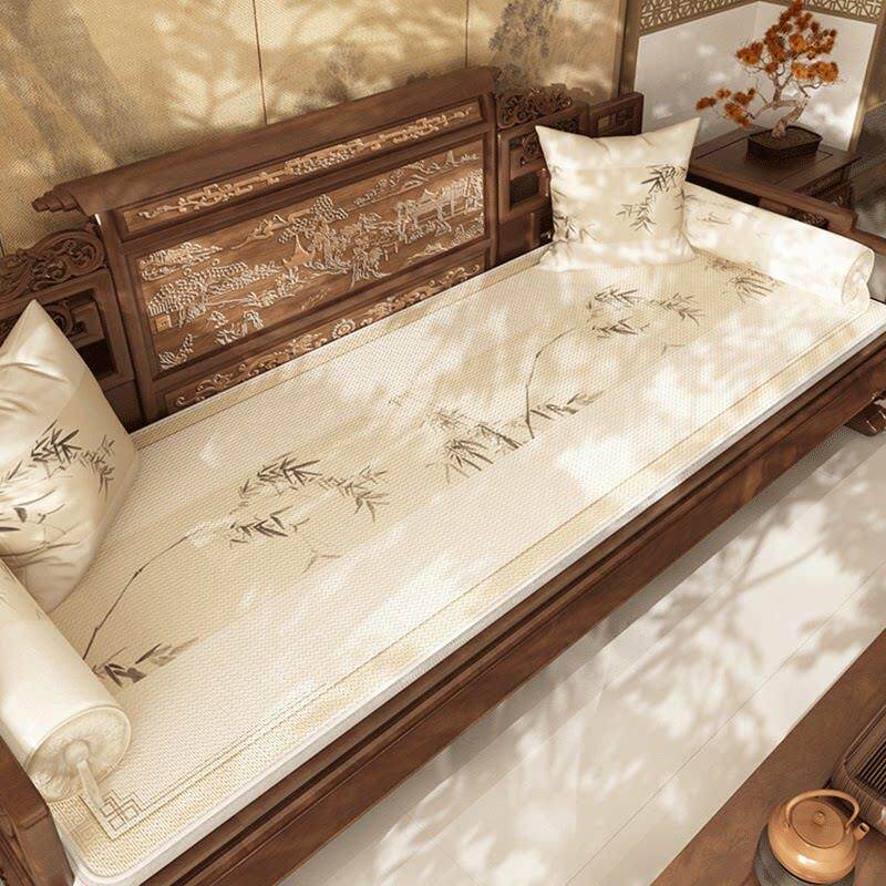 中国风沙发垫坐垫秋冬中式红木罗汉床沙发盖布巾四季通用2025新款