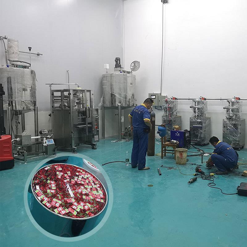 自动化食品调酱生拌产加工设备沙拉酱浓搅罐味酱料WCK加缩工生产
