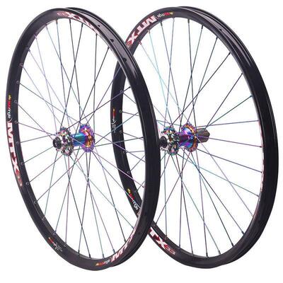 正品高强度120响锐杰逊花鼓自编太阳MTX33/39车圈自行车山地轮组