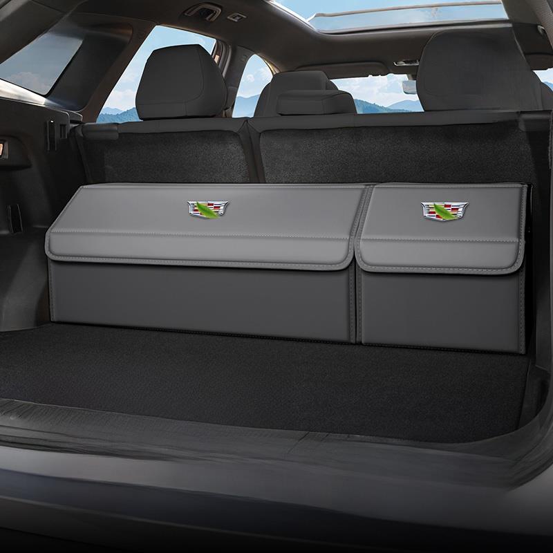 凯迪拉克Xt5后备箱收纳箱Ct5/Xt4/Xt6/Ct6汽车收纳箱必需品在车上