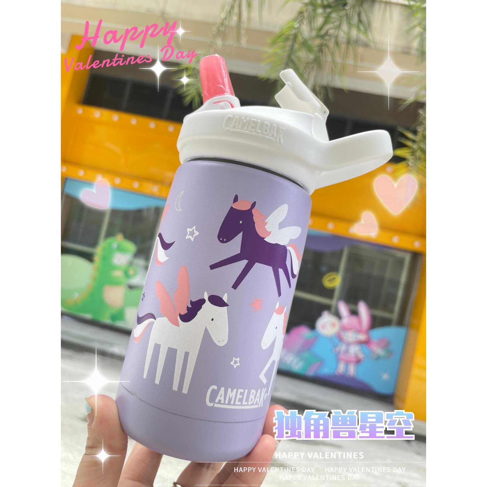 美国camelbak驼峰保温水杯男女学生水壶不锈钢运动水杯便携大容量