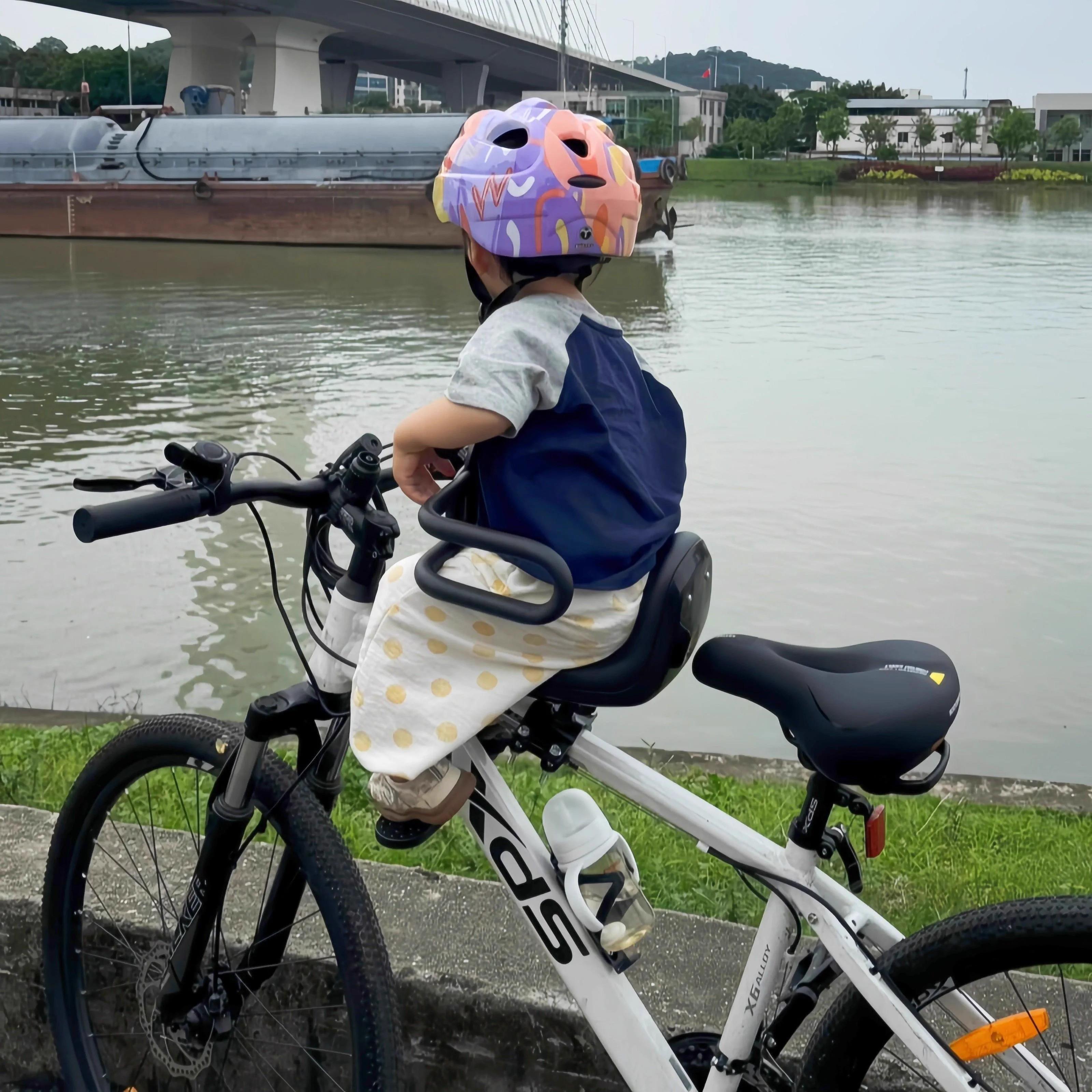 适用于 于喜德盛登山自行车儿童座椅前置款坐黑客380/500/3507008