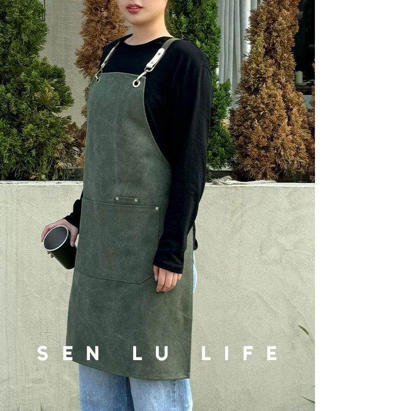 防水高端咖啡师围裙定制标志奶茶店花店牛仔工作服印花餐饮特别,家庭/个人清洁工具,围裙,淘宝优惠券,粉丝福利购,淘宝优惠卷