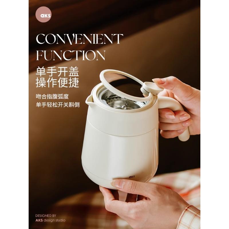 AS焖1茶壶36不锈钢K保壶真空家用陶瓷内温胆闷茶保暖水壶茶AND水