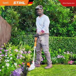 德国精装进口技能锂电池割草机可充电轻型可调家用小型手持无线