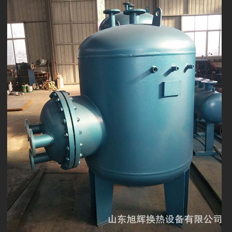 碳钢外壳内衬不锈钢导流型容积式换热器浮动盘管半容积式换热器