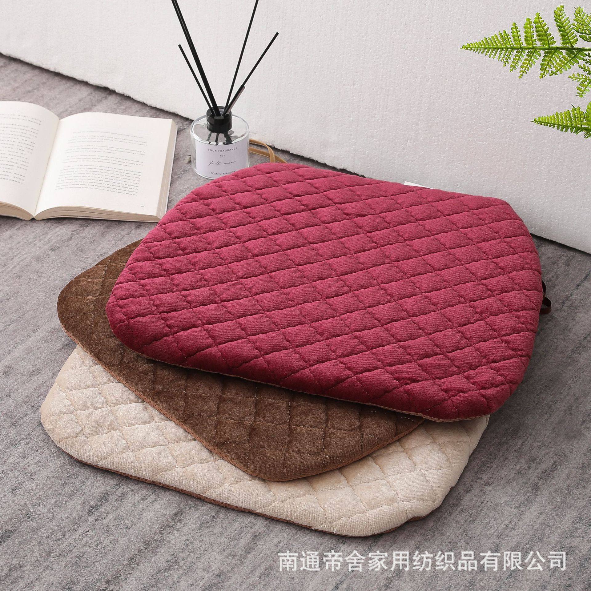 荷兰绒凳子座垫PP棉填充硅胶防滑底坐垫家用凳子椅子坐垫屁垫,居家布艺,沙发垫,淘宝优惠券,粉丝福利购,淘宝优惠卷