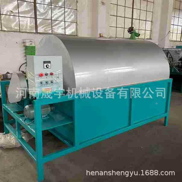 不锈滚筒钢小电加热炒料 型炒瓜子机器 花生大豆VLX芝机麻干果炒
