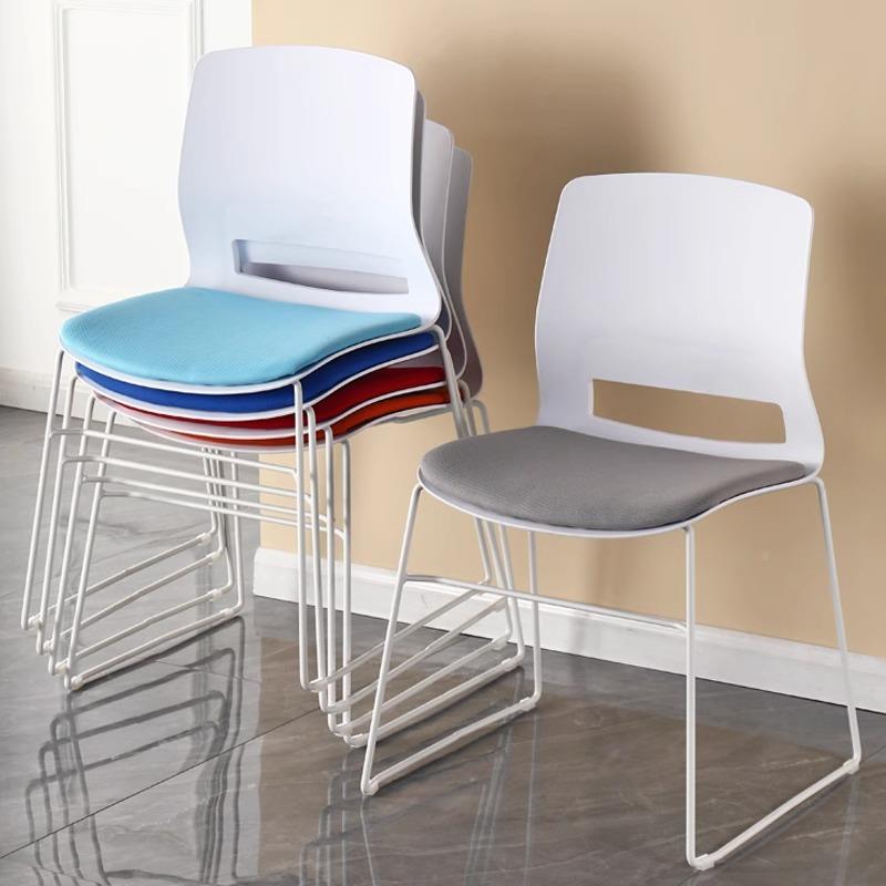 会议椅弓训形培椅会室椅子工字椅带扶议休闲手接待洽谈会客椅简约