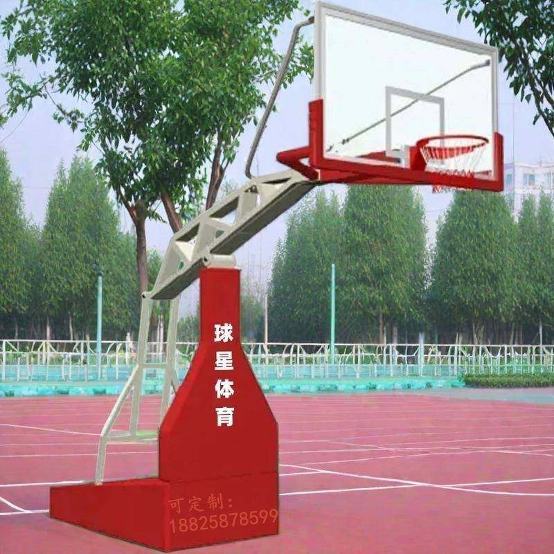 库球尔勒移动地式篮球架博乐球星篮架厂埋吐准989鲁标型番篮球架