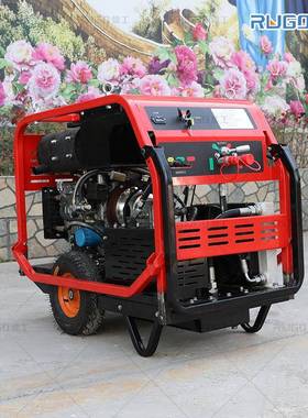 CGE汽油柴液压力站渣浆泵厂油家市政管道水移排动液压动力站动动