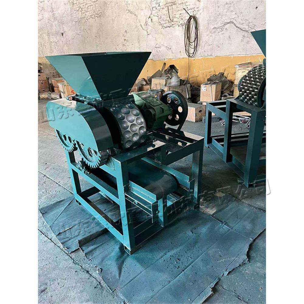 对辊矿式金属压球机 小型家用煤do-yqj-4造块设备 家粉用煤球球造
