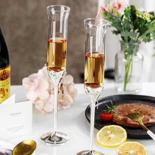 WEDGWOOD威基伍德VeraWang王薇薇香槟杯爱之绳结高脚红酒杯新婚礼